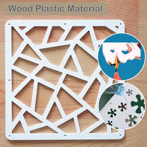 Privacy Screen Room Divider Room Divider Dining Area Kitchen Accent Hanging Panels, Hollow Out Design Wall Art, Partition Screen Separator for Restaurant Office Entry