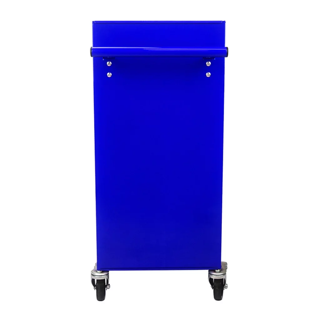 4 Drawers Rolling Tool Chest Cabinet with Wheels, Tool Storage Cabinet and Tool Box Organizer for Garage Warehouse Workshop, Blue