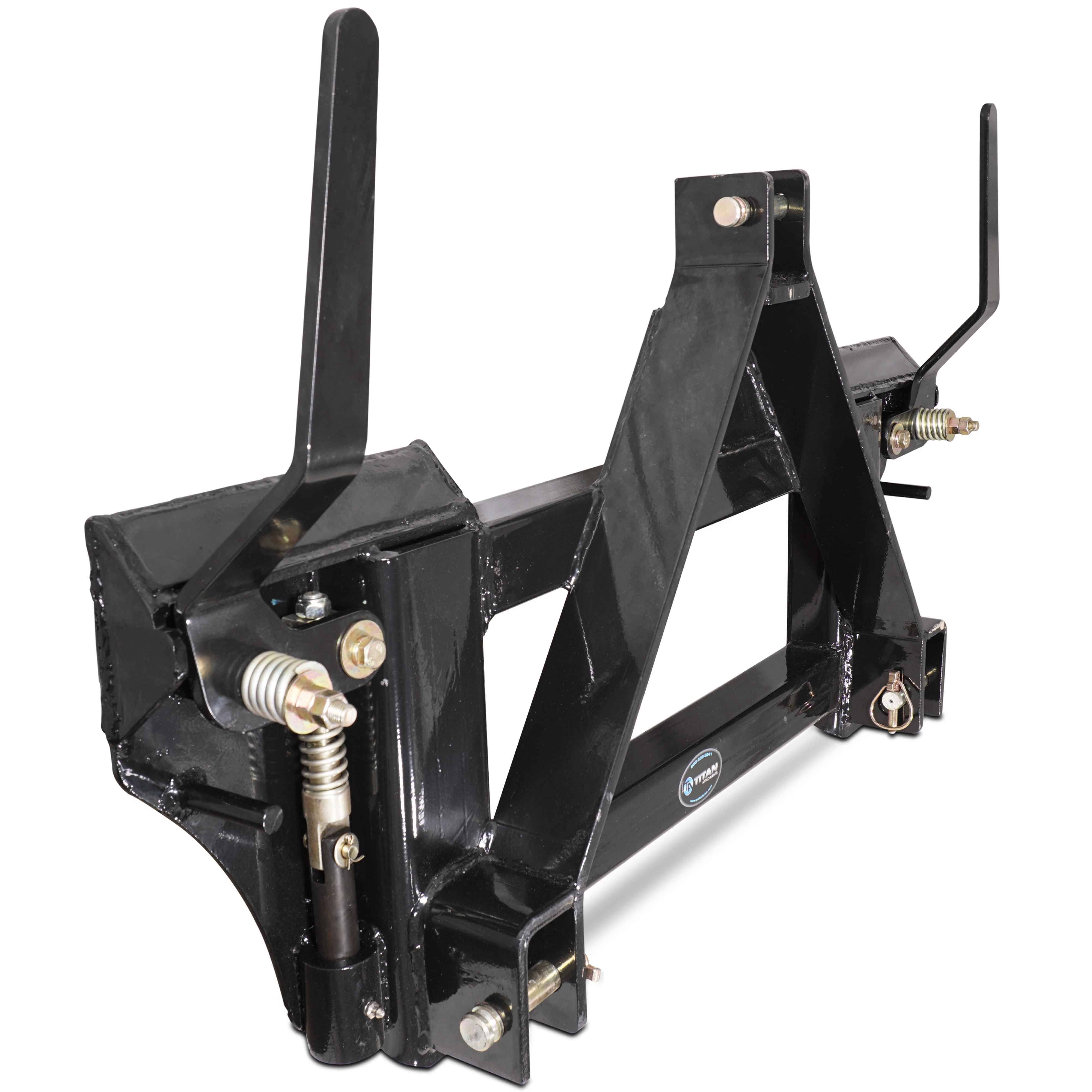 Titan Attachments 3 Point to Universal Quick Tach Adapter Skid Steer Tractor