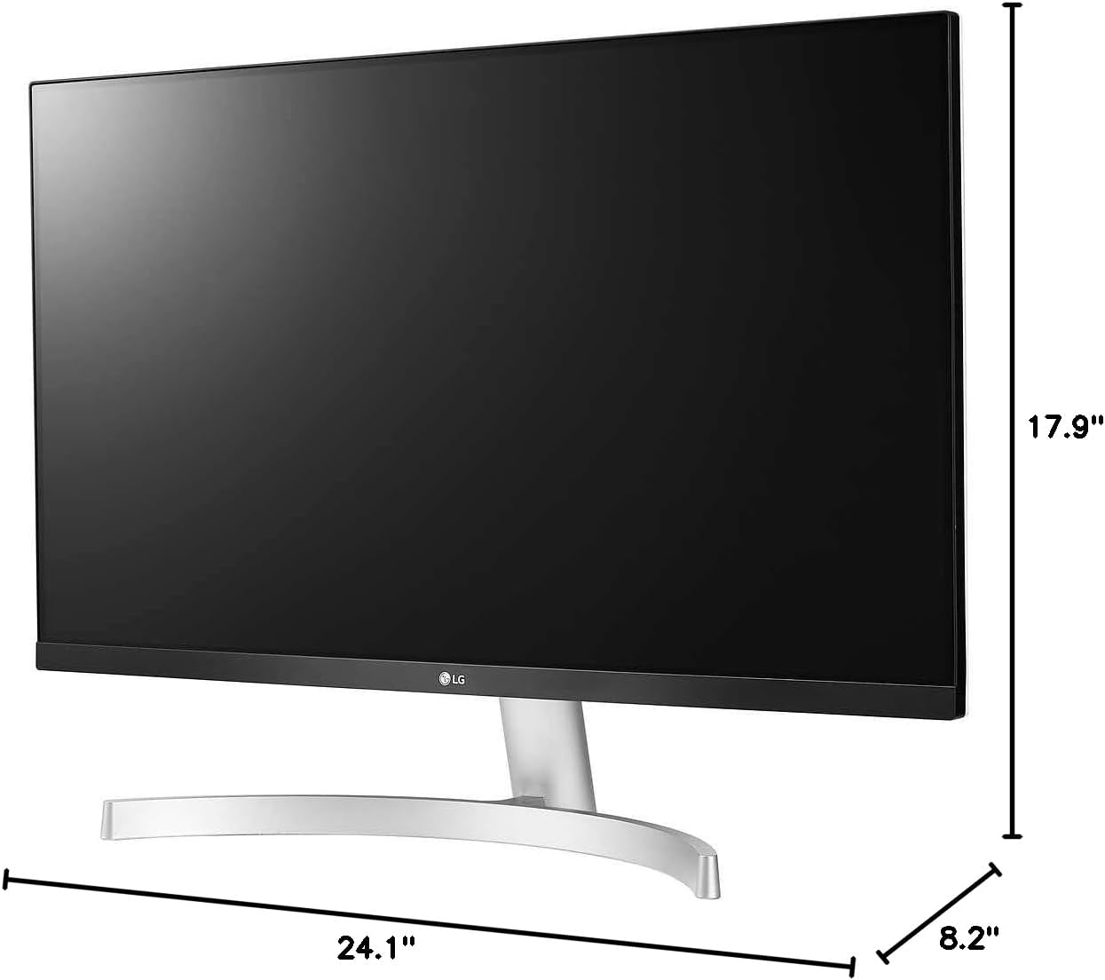 LG 27-inch 27MN60T-W Class FHD IPS Monitor (Renewed)