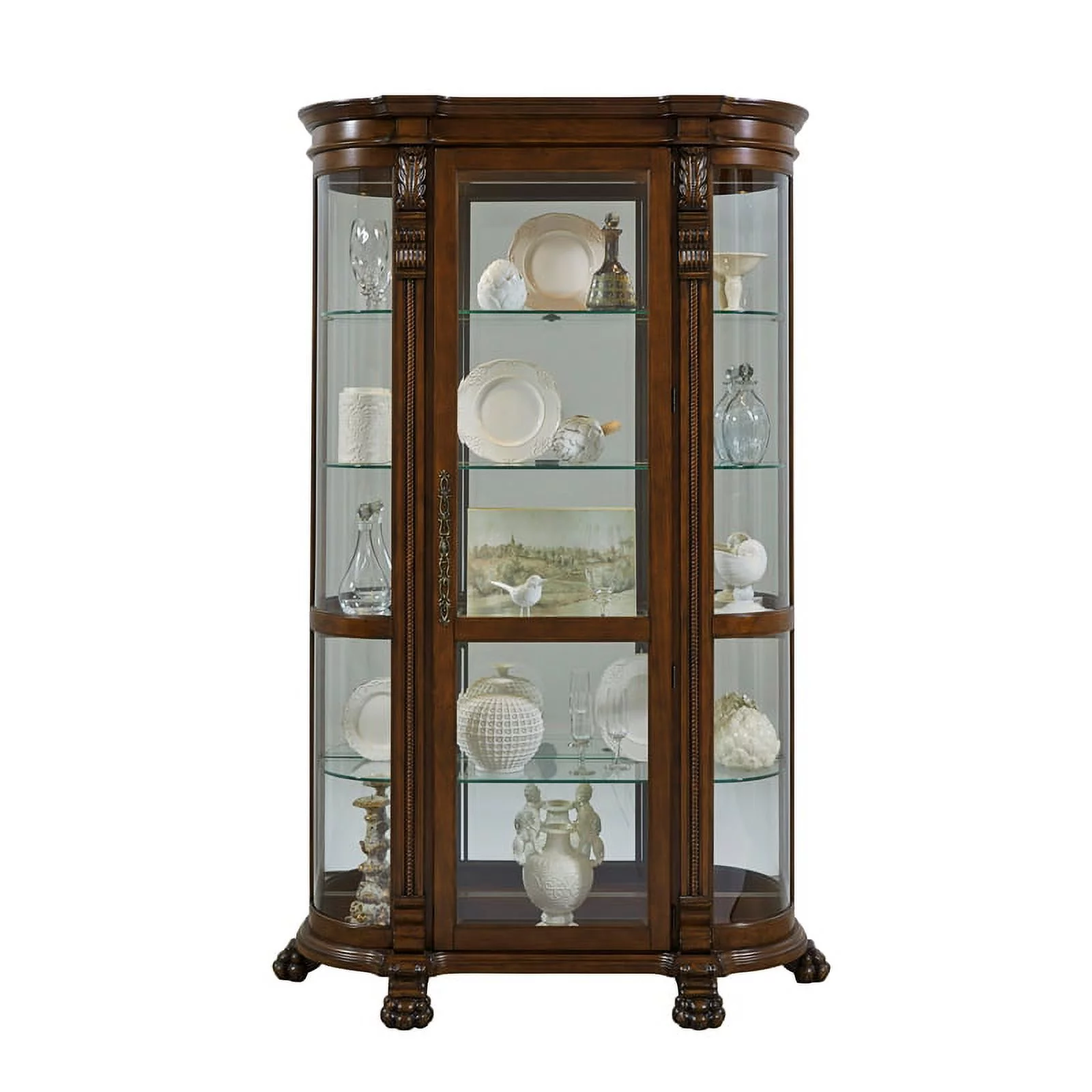 Pulaski Foxcroft Curved End Curio Cabinet