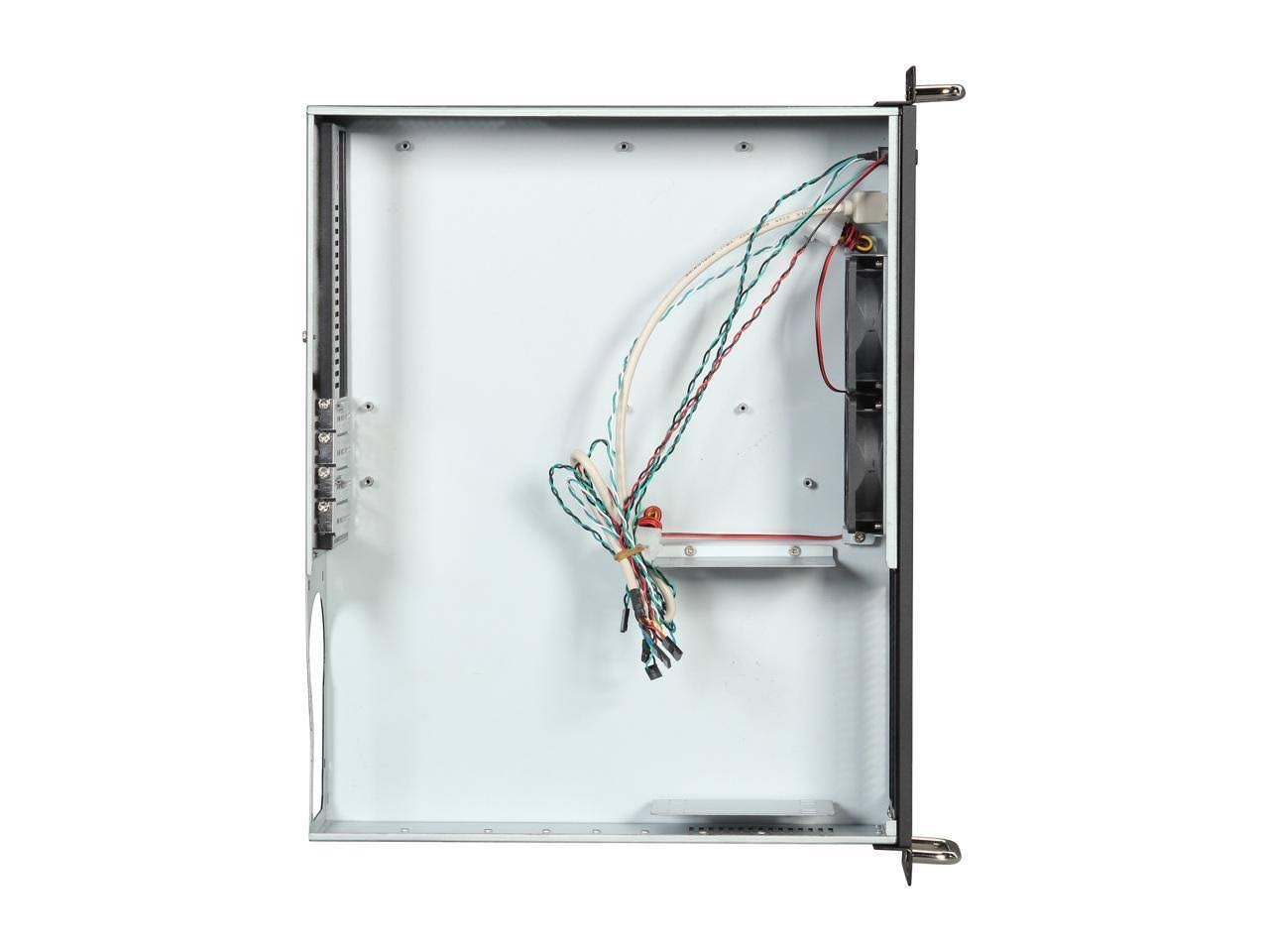Athena Power RM-2U200H Black Aluminum / Steel 2U Rackmount Server Case