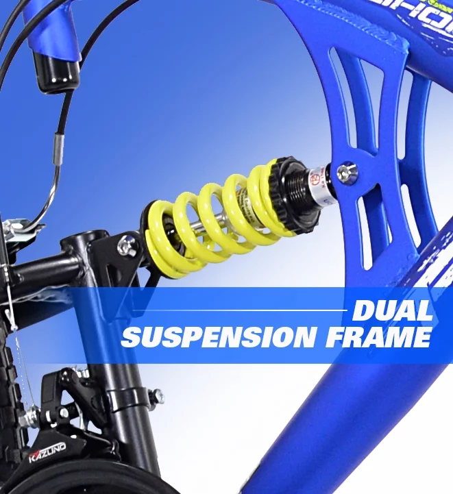 Kent Bicycles 29 in. Flexor Men's Dual Suspension Mountain Bike, Blue
