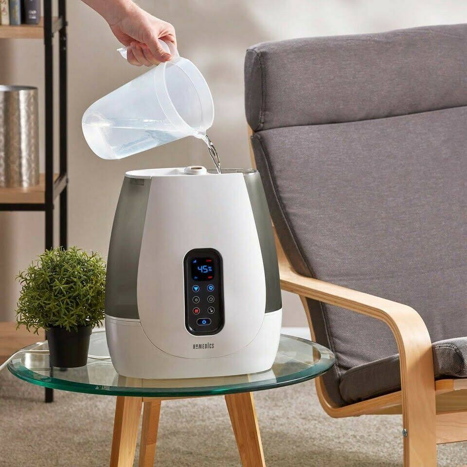 Homedics Total Comfort Ultrasonic Humidifier, White