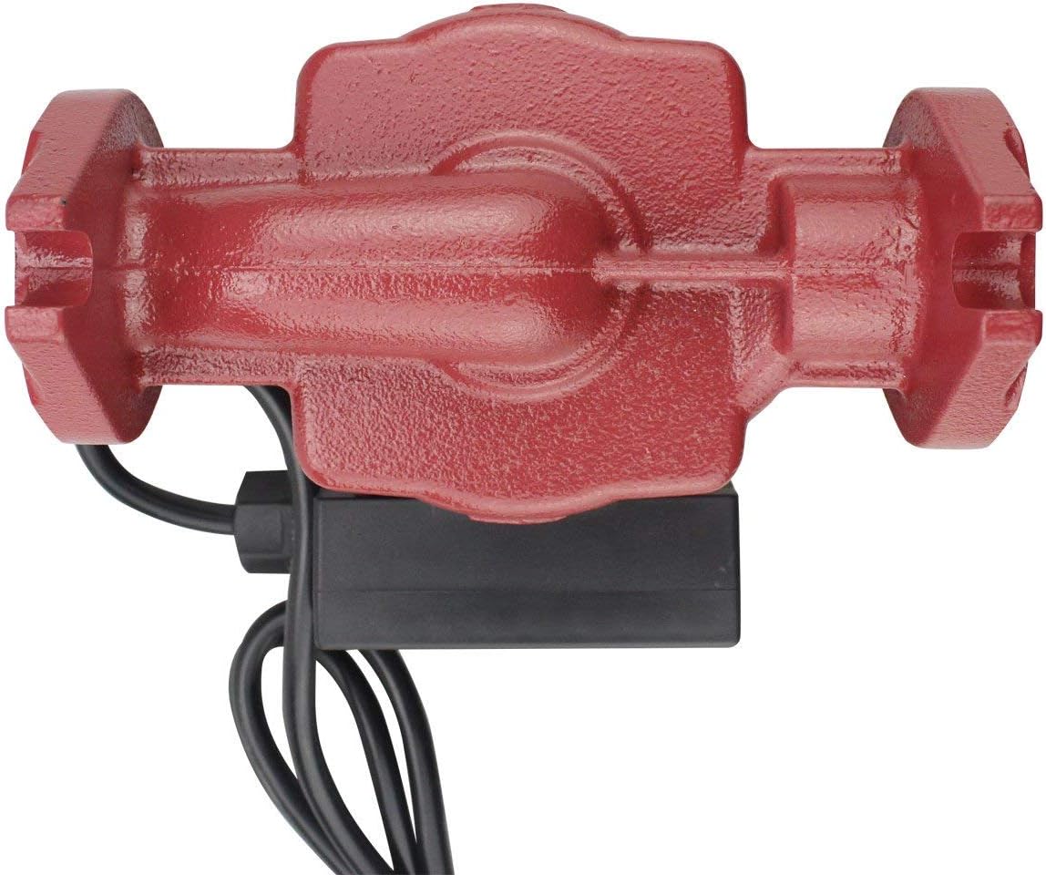 BACOENG 115V Flanged 3-Speed Recirculating Pump, Hot Water Circulation Pump for Water Heater System