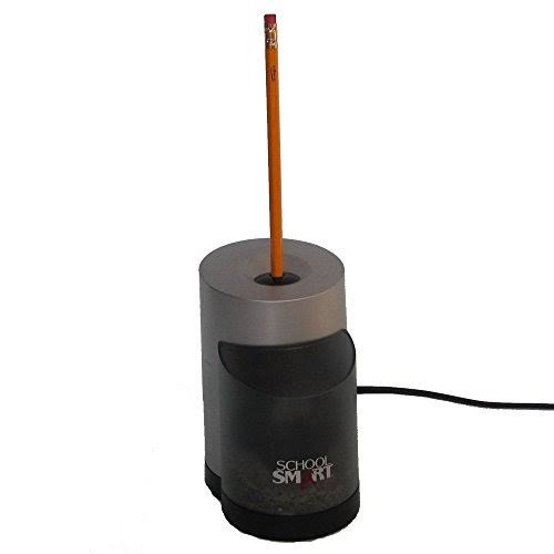 School Smart Vertical Heavy Duty Electric Pencil Sharpener Plus 12 Pack Teaching