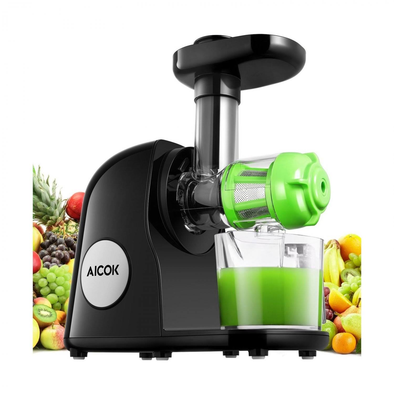 Aicok Slow Masticating Juicer Extractor, Cold Press Juicer, Quiet