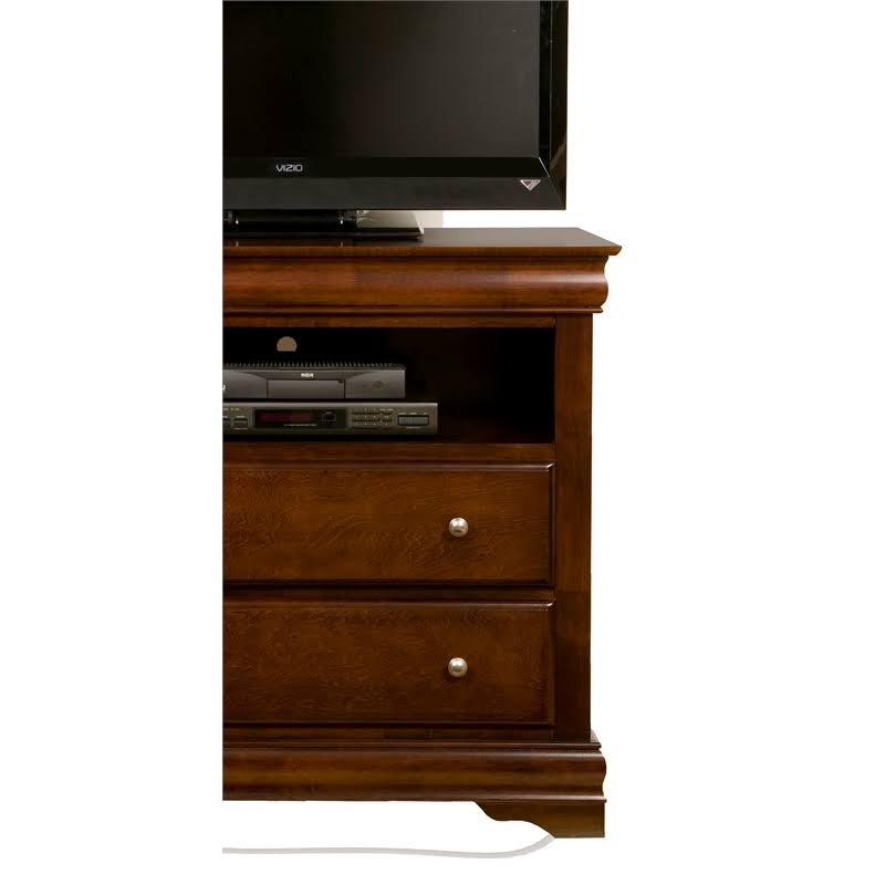 Alpine Furniture Chesapeake 2 Drawer TV Media Chest Cappuccino