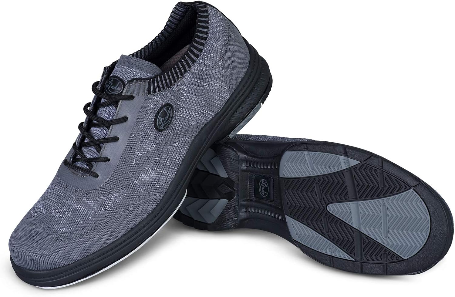 KR Strikeforce LInds Heritage Men Black/Charcoal Bowling Shoes- Right Hand 11 1/2