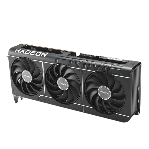 ASUS Prime Radeon™ RX 9070 XT OC Edition Graphics Card (PCIe 5.0, HDMI/DP 2.1, 2.5-Slot Design, axial-tech Fans, Dual Ball Fan Bearings, Dual BIOS, GPU Guard)