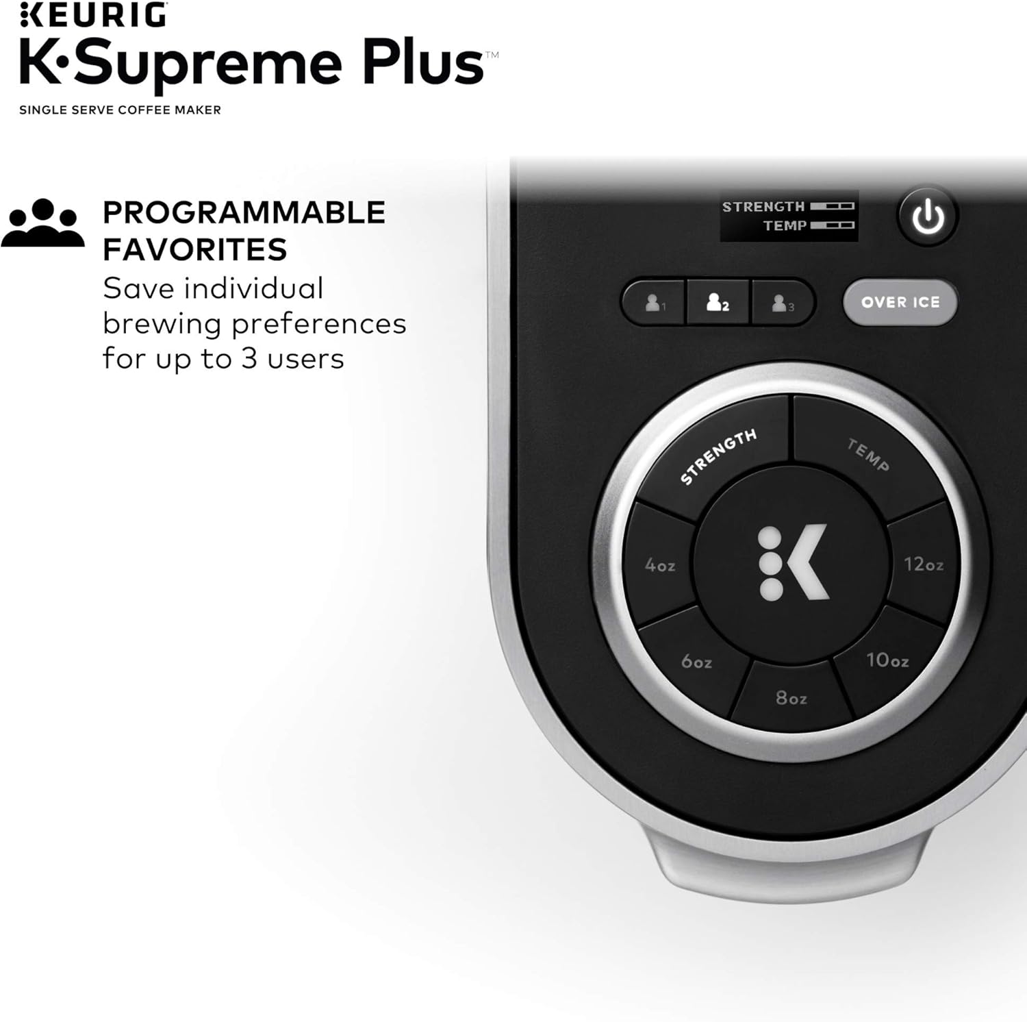 Keurig K-Supreme Plus Single Serve Coffee Maker with Lavazza Perfetto, Dark Roast Coffee Pods, 32 K-Cup K-Cup Pods