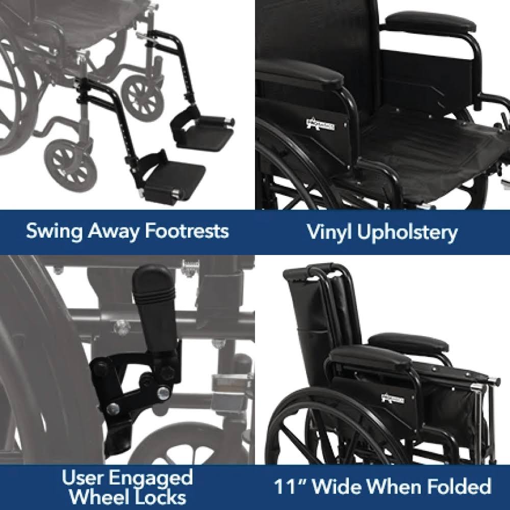 ProBasics Wc11616de K1 Wheelchair 16 x 16 in Elevating
