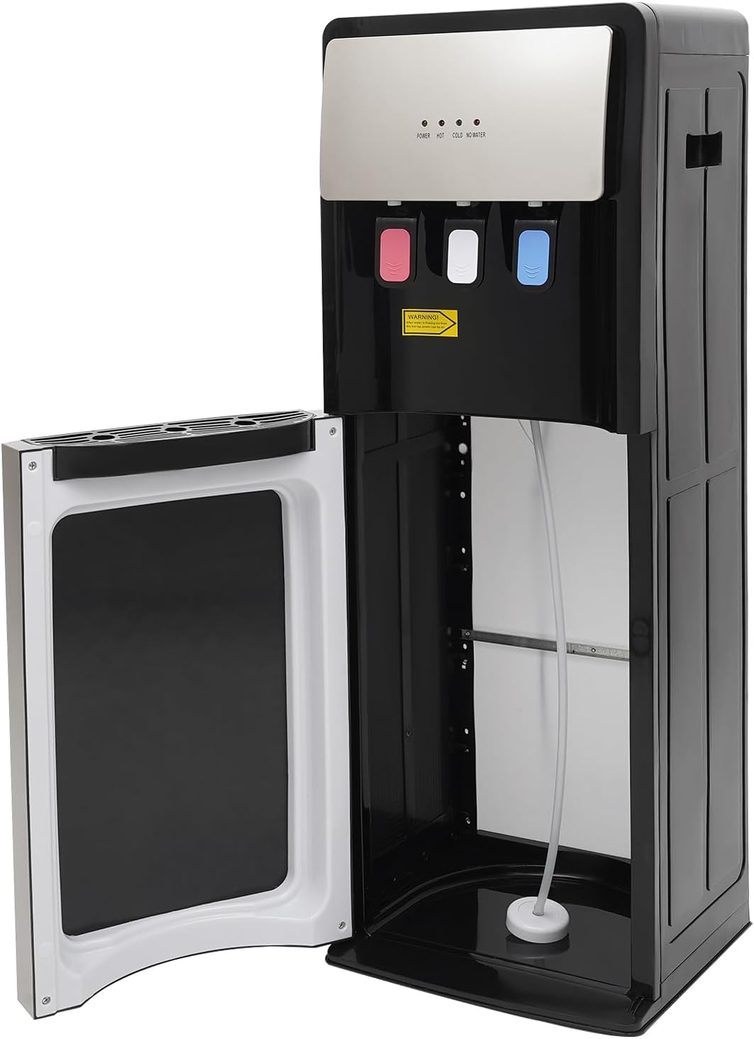Water Cooler Dispenser Bottom Loading Water Dispenser Hot and Cold Standing Water Cooler Holds 2 & 5 Gallon Bottles 3 Temperature Spouts for Home Office