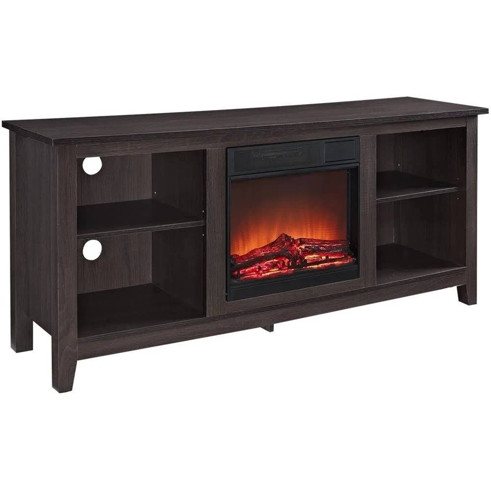 Walker Edison - TV Console with Electric Fireplace for Most Flat-Panel