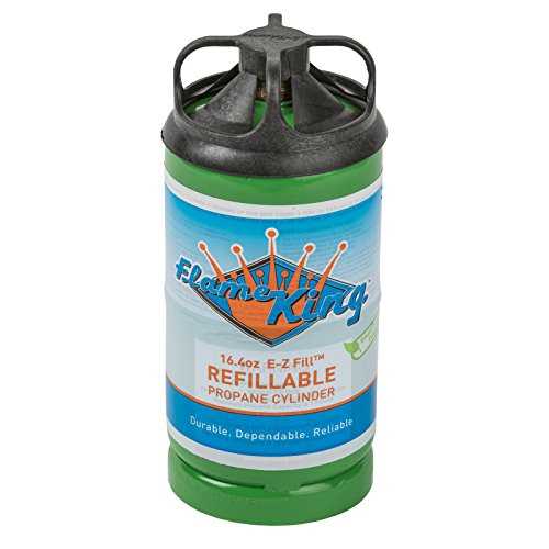 Flame King 4 Pack Eco Friendly Sustainable 1lb Refillable Propane Tank Lp Cylinder