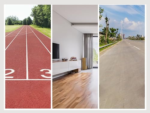 Standing Long Jump Test Mat,Non-Slip Practice Measuring Pad,PVC Long Jump Mat for Home Gym Flooring,Indoor Outdoor Flooring Jump Roping Training Mat for Kids/Adult,Set of 2