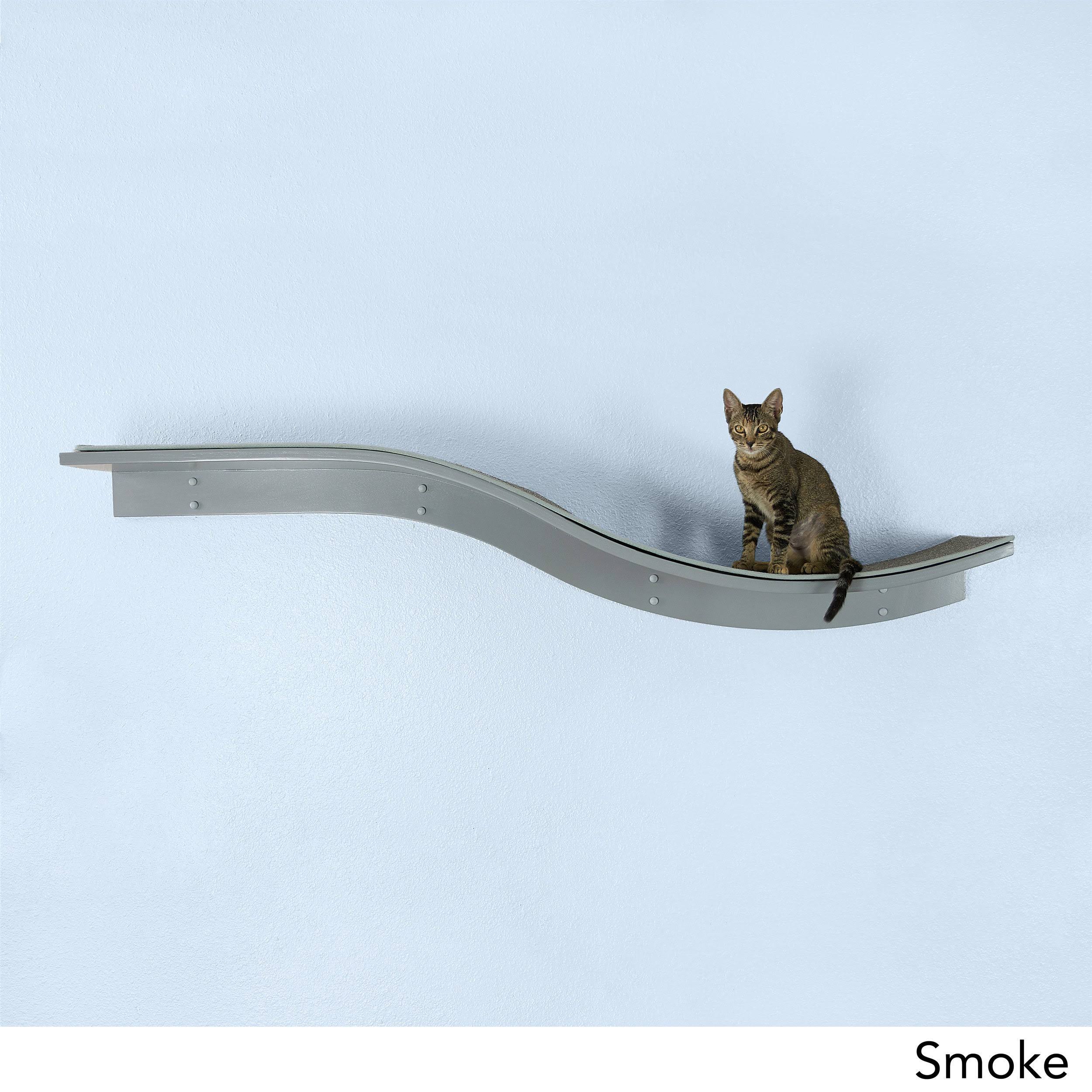 The Refined Feline Lotus Branch Cat Shelf - White