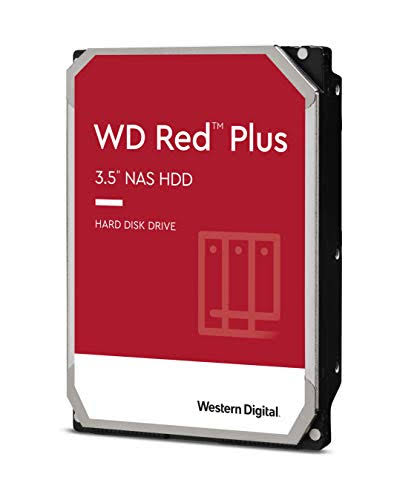 WD Red Plus NAS 10 TB Internal HDD - 3.5x22 - WD101EFAX - SATA 6Gb/s - 5,400 rpm