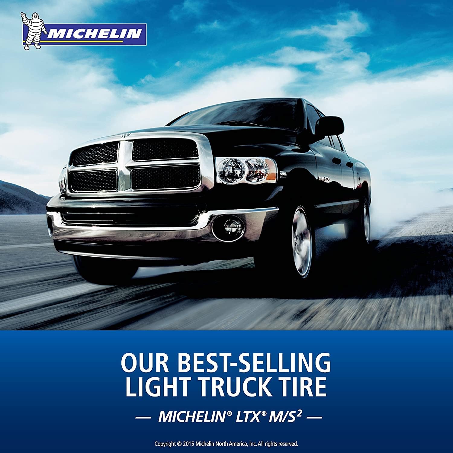 Michelin LTX M/S2 All Season Radial Car Tire for Light Trucks, SUVs and Crossovers, 275/55R20 113H