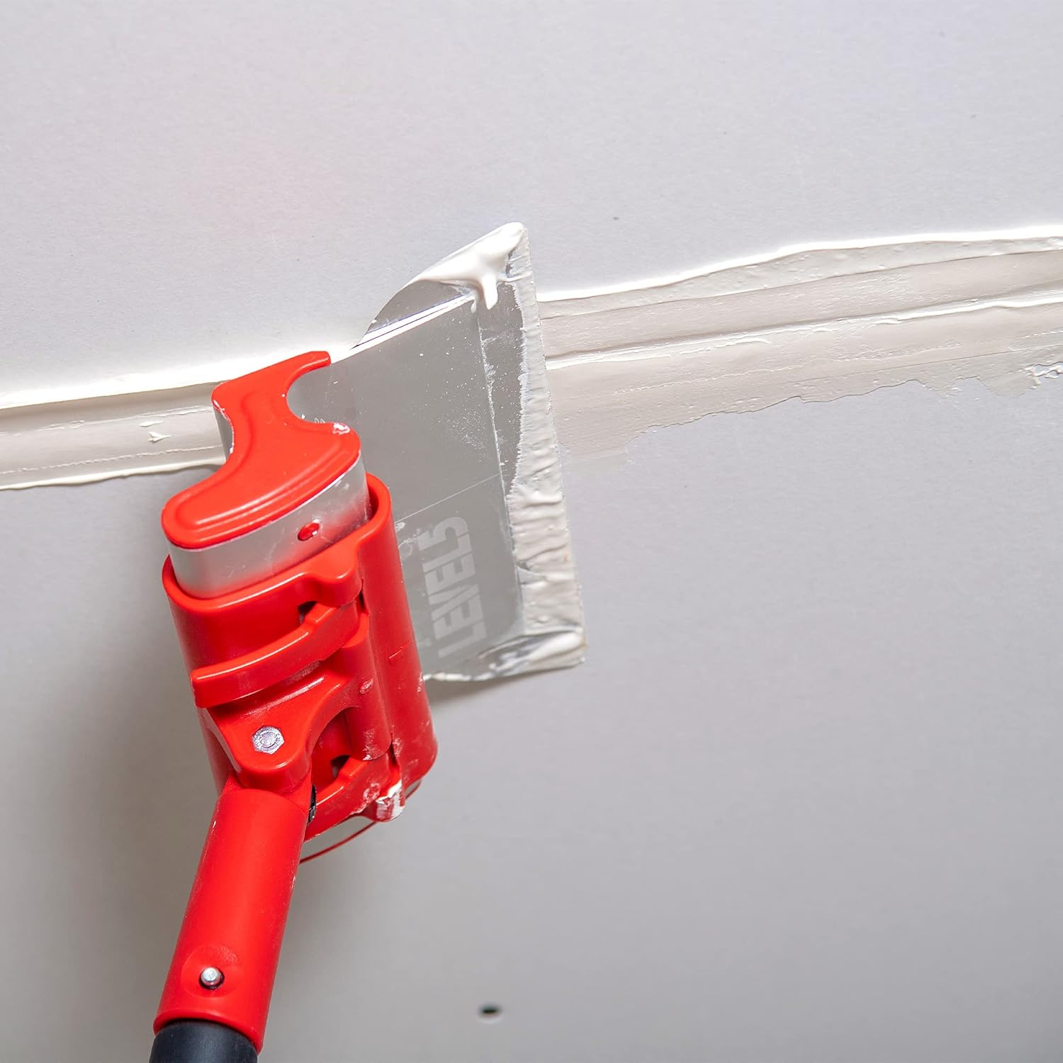 LEVEL5 14" Skimming Blade | Smoothing/Knock-Down Knife | Extruded Aluminum & European Stainless Steel Construction | High-Impact End Caps | Sheetrock Drywall Gyprock Wall-Board Plasterboard | 4-914