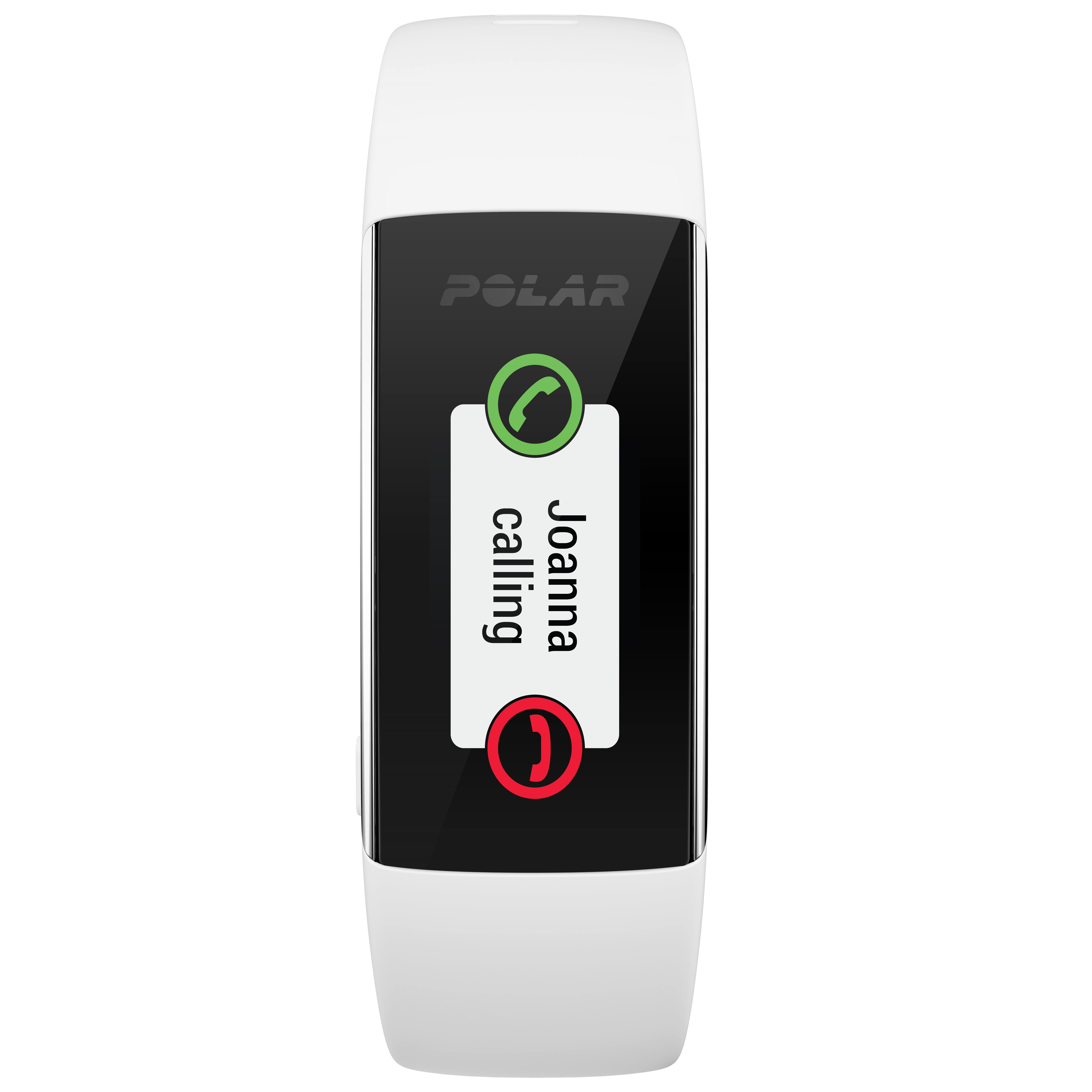 Polar A360 Fitness Tracker with Wrist Heart Rate Monitor, White