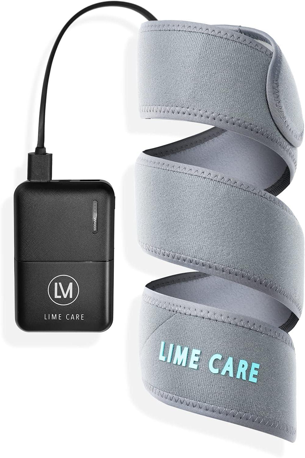 Cordless Heating Pad Wrap for Pain and Cramps Relief, Portable Heat Pad Therapy for Targeted Knee/Arm/Leg/Ankle/Elbow and Wrist, Moist & Dry Option, 3 Heating Levels, Auto-Off, Lightweighted Pack of 2