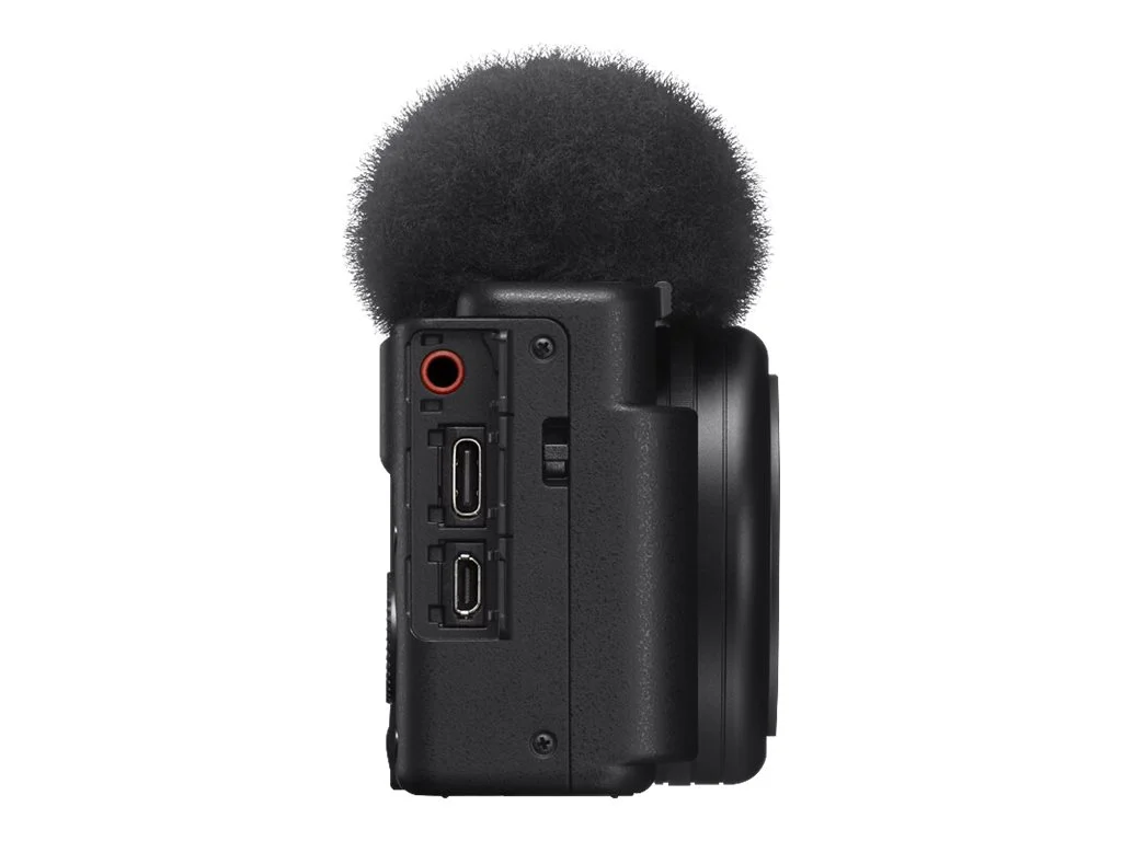 Sony ZV-1F - Digital camera - compact - 20.1 MP - 4K / 30 fps - ZEISS - Wi-Fi, Bluetooth - black