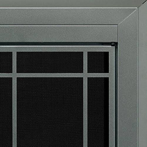 Pleasant Hearth Edinburg Small Glass Fireplace Doors