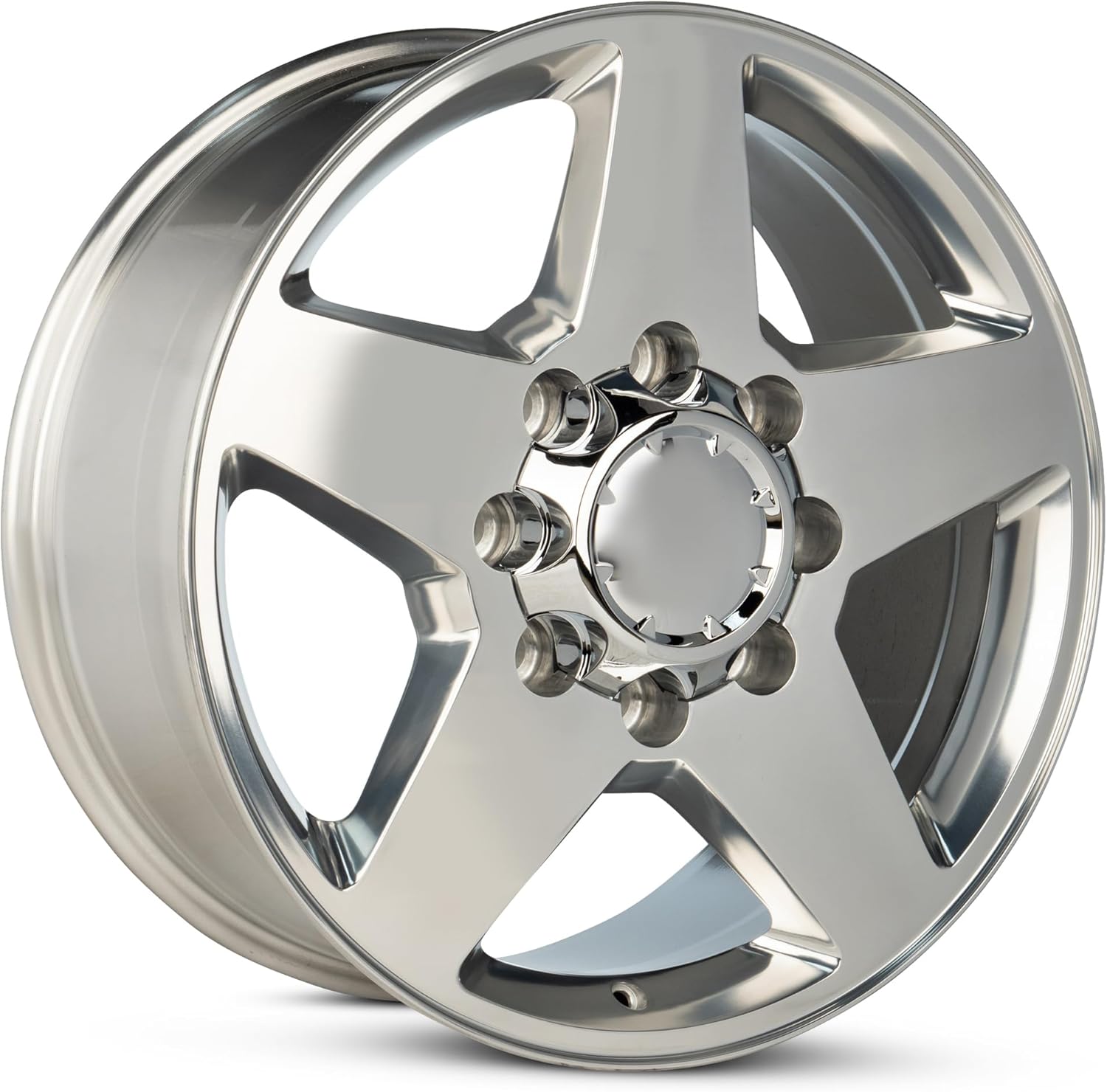 For 2011-2015 Chevrolet Silverado 2500 20 Inch Polished Silver Rim - OE Direct Replacement - Road Ready Car Wheel