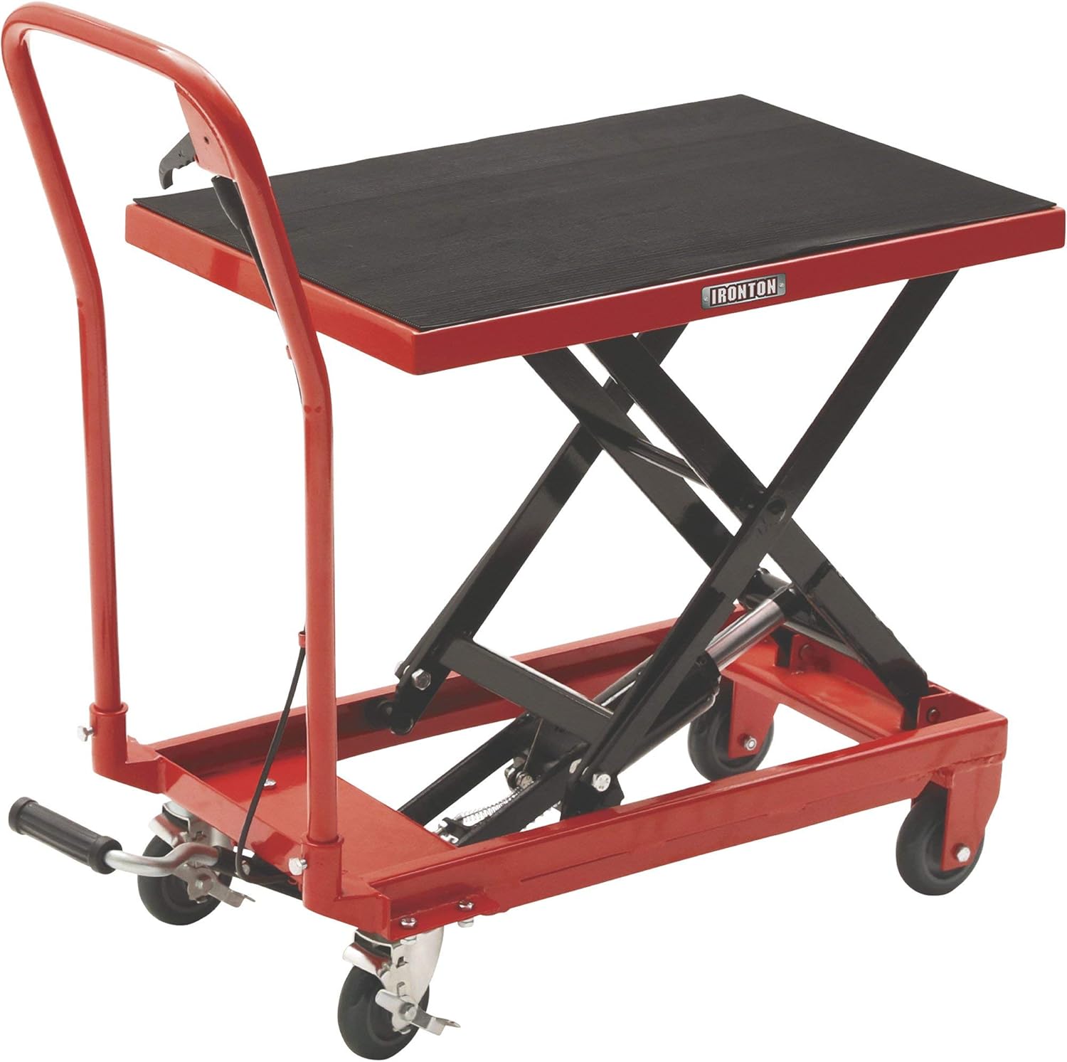 Ironton Hydraulic Table Cart - 500-Lb. Capacity, 28 5/8in. Lift