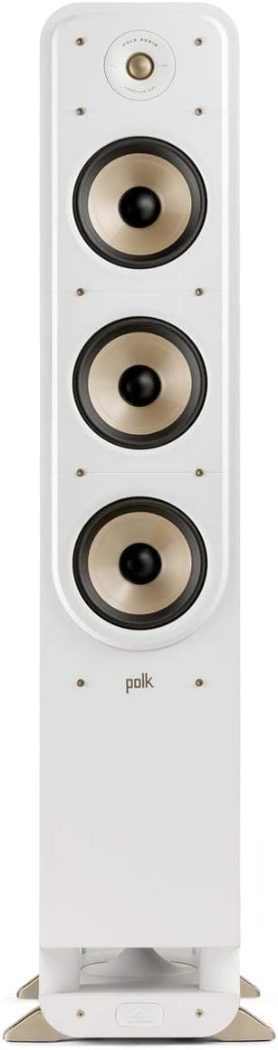Polk Audio Signature Elite ES60 Floorstanding Speaker, White, Pair