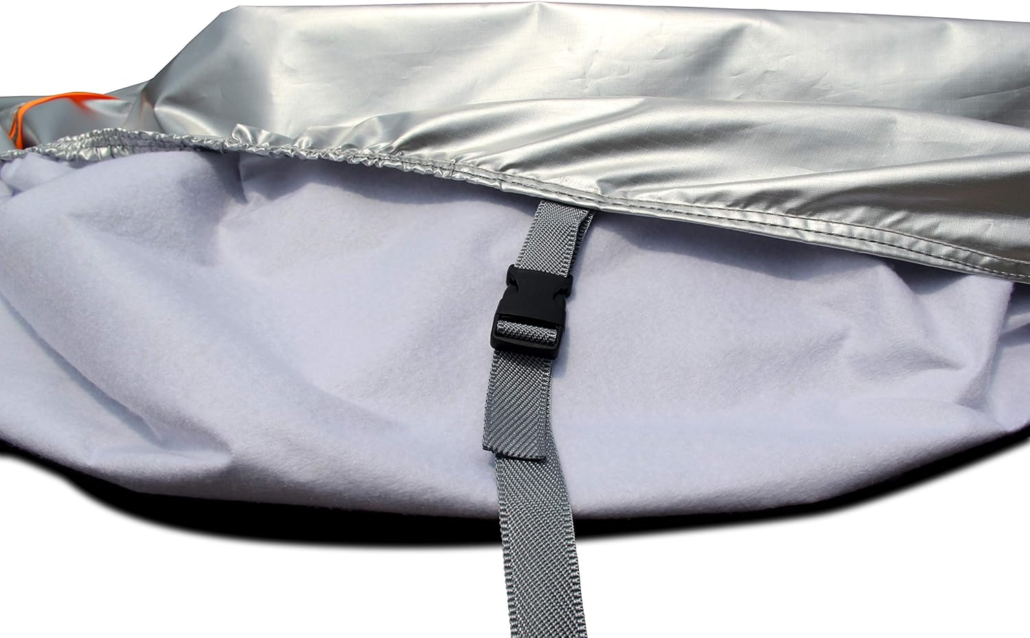 Tecoom Super Heavy Duty Multiple Layers Car Cover All Weather Waterproof Windproof Snow Sun Rain Protective with Buckles & Belt,Without Mirror Pockets Fit 150-178 Length Coupe/Convertible/Sport Car