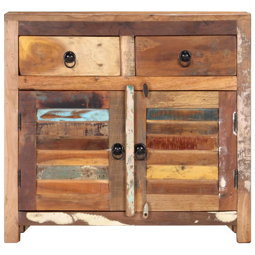 Walmeck Sideboard 27.6"x11.8"x26.8" Solid Reclaimed Wood