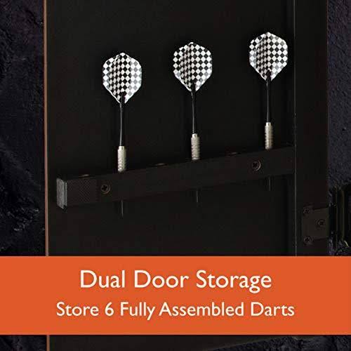 Fat Cat Mercury Electronic Dartboard, Built in Cabinet Doors with Integrated Scoreboard