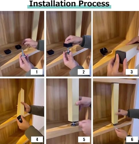 Room Divider Wood Grain Screen Partition Post Aluminum Alloy, Floor to Ceiling Wall Separator with All Accessories, Decorating Bed Entrance Office
