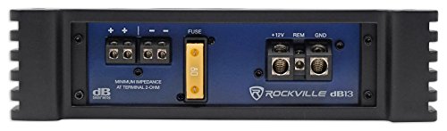 Rockville dB12 2000 Watt Peak/500w RMS Mono 2 Ohm Amplifier Car Amp