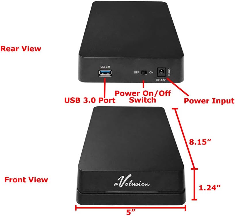Avolusion HDDGear Pro 4TB (4000GB) 7200RPM 64MB Cache USB 3.0 External Gaming Hard Drive (Designed for PS4 Pro, Slim, Original) - 2 Year Warranty Pack of 2