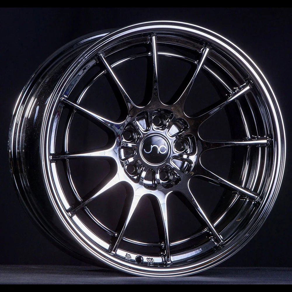 For 18x8.5 inch (1 Single Wheel Only) JNC Wheels - 18" JNC033 Black Chrome Rim - 5x120 JNC Wheels-21243847302