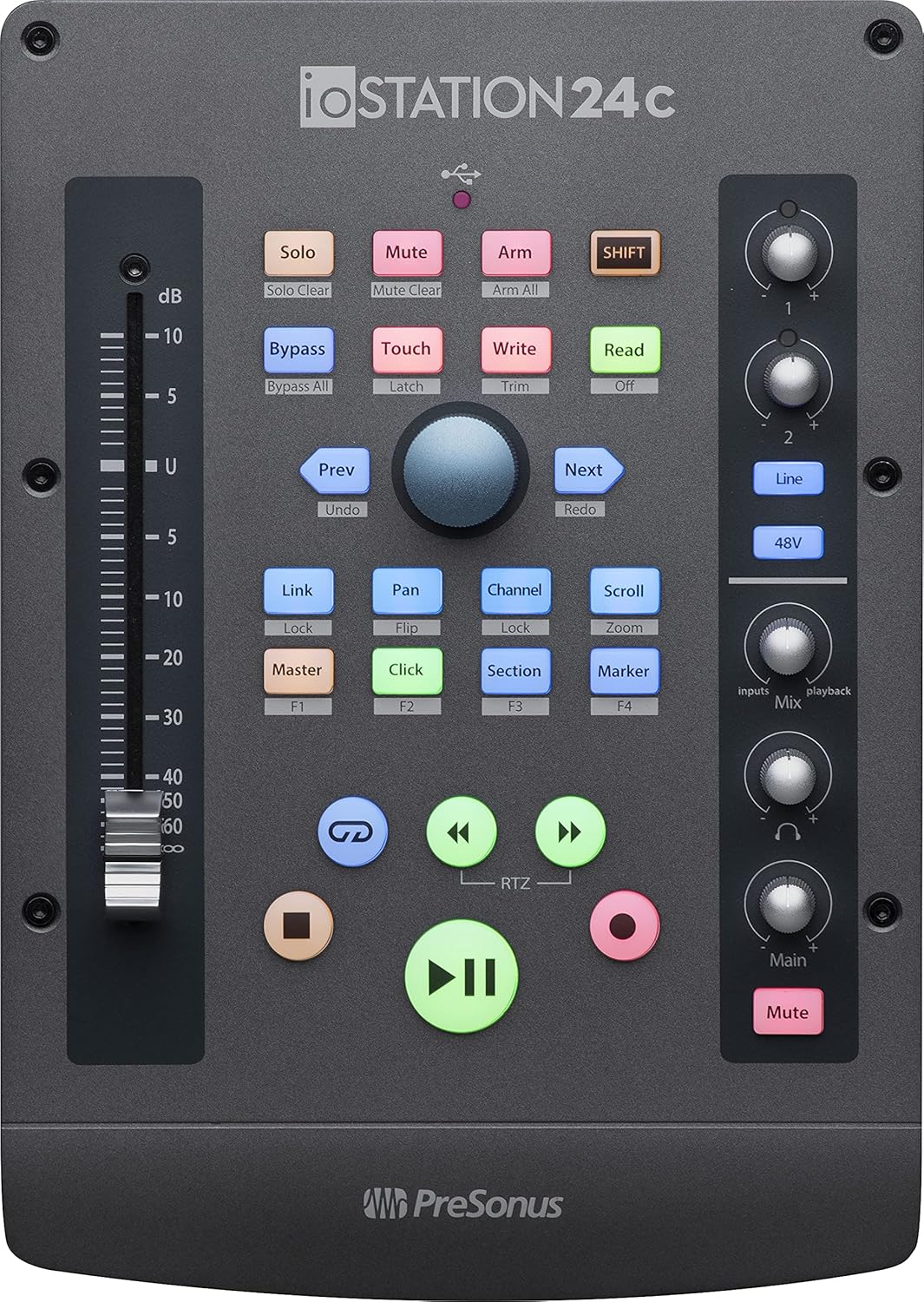 PreSonus Studio 24c 2x2, 192 kHz, USB Audio Interface with Studio One Artist and Ableton Live Lite DAW Recording Software