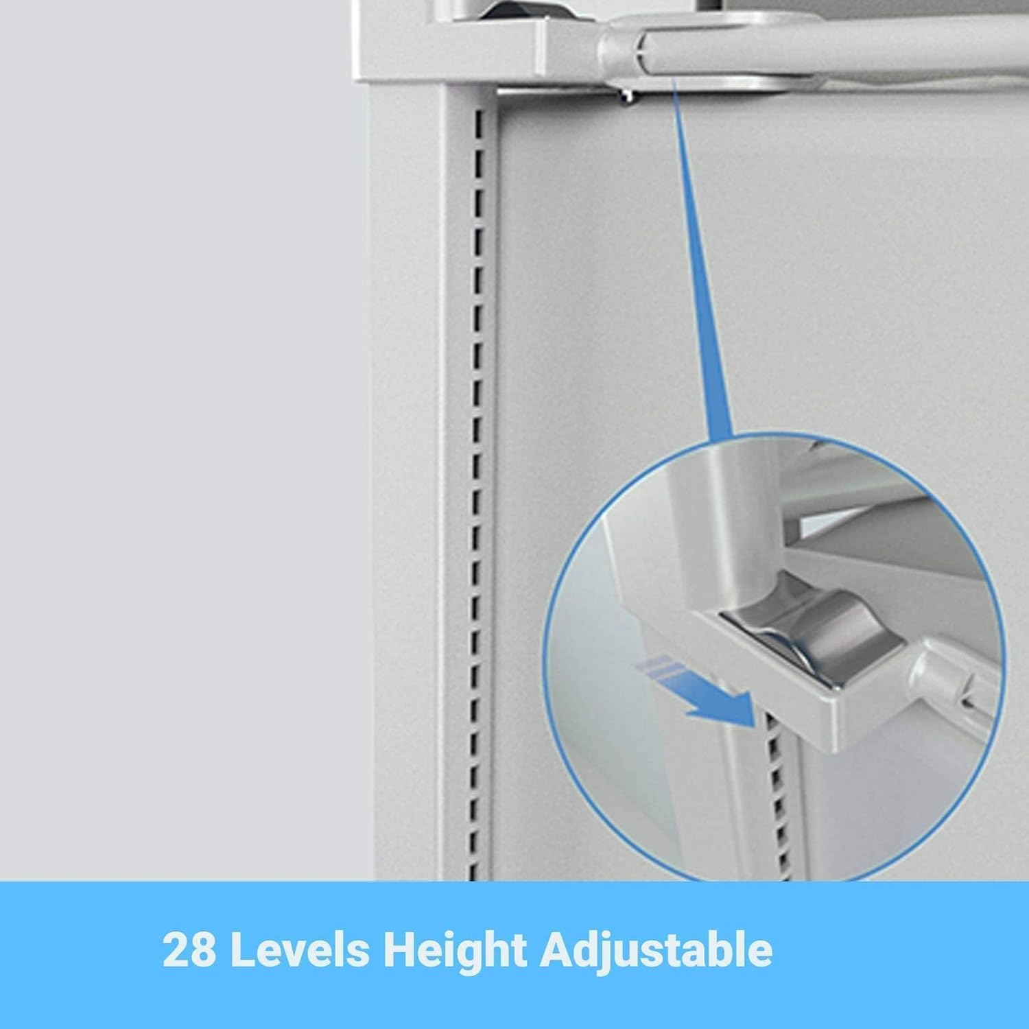 RDHOME 47 Bed Rails for Toddlers Vertical Lifting Bed Guardrail for Kids, Extra Tall Collapsible Baby Bed Rail Guards Fits Three Quarters Bed(1 Side)