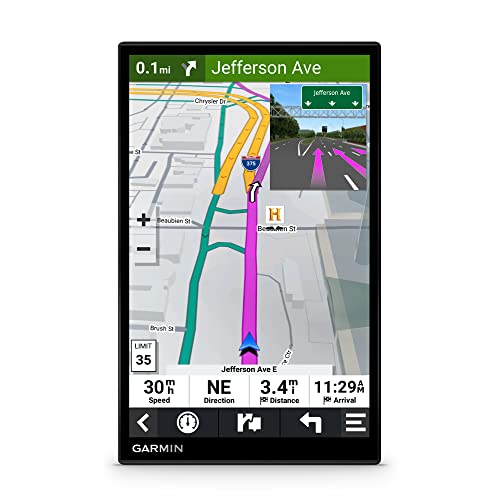 Garmin DriveCam™ 76, Large, Easy-to-Read 7” GPS car Navigator, Built-in Dash Cam, Automatic Incident Detection, High-Resolution Birdseye Satellite Imagery