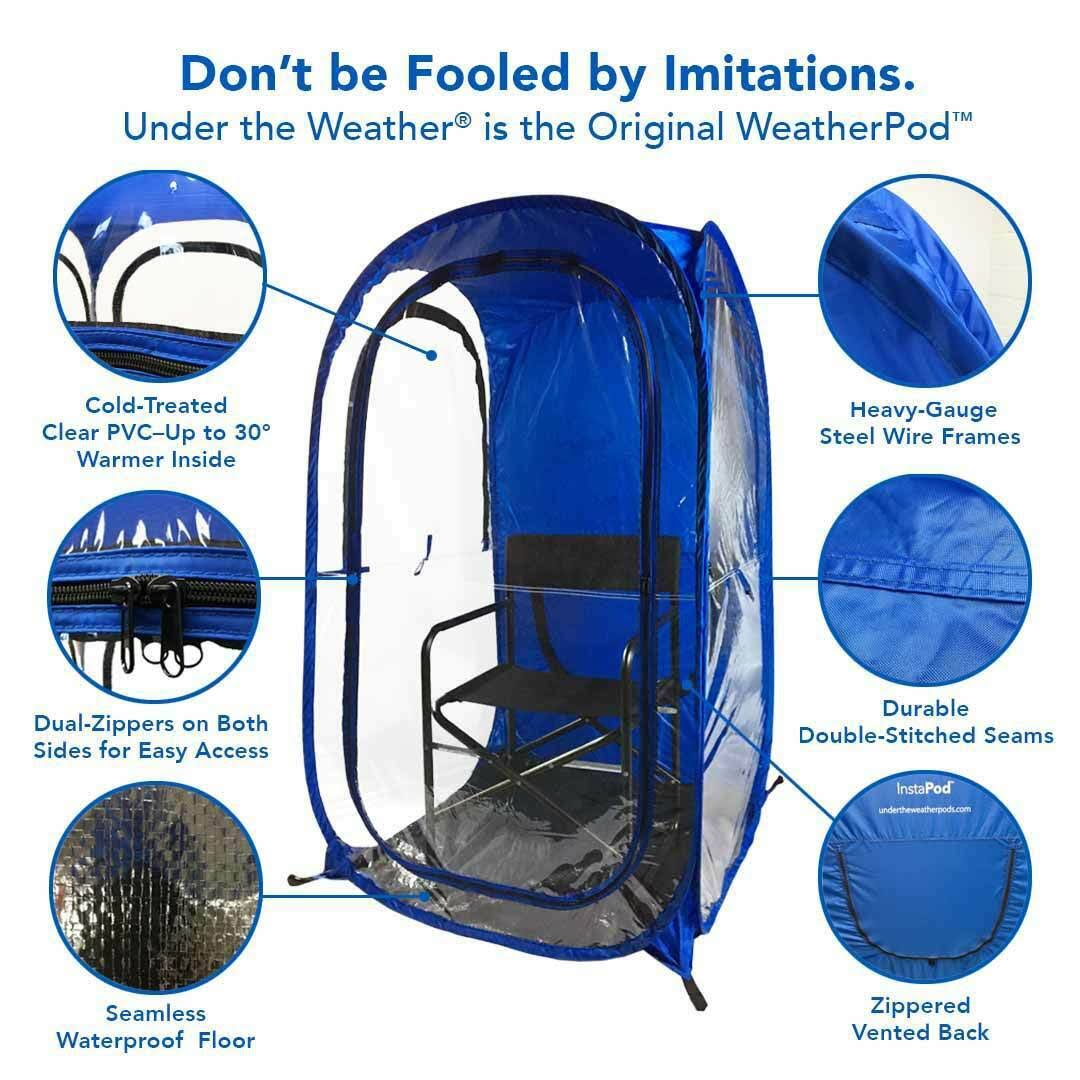Under The Weather - InstaPod - Pop-Up Tent Shelter Shade Sports Camping Outdoor