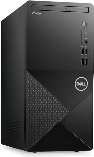 DELL Vostro 3910 Tower Business Desktop Computer | 12th Gen Intel Core i3-12100 Processor | 16GB RAM | 256GB SSD + 1TB HDD | WiFi 6 | DVD-RW | HDMI | Display Port(Support 4K) | Windows 11 Pro