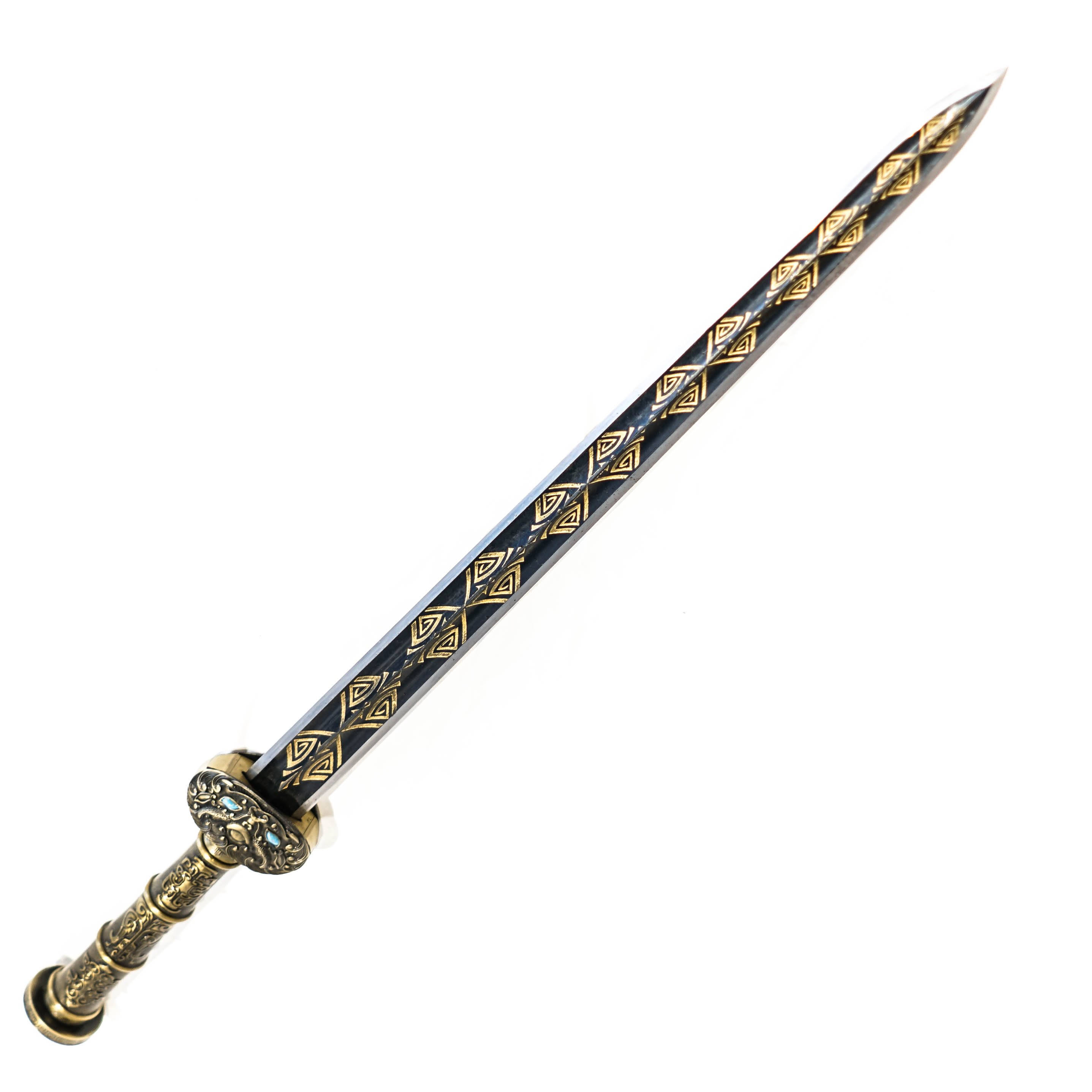 Rental Sword- Dragon Sword- Han Jian Sword- High Carbon 1095 Steel Sword- 39x22- Chinese Sword- Rent