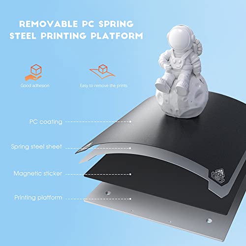 2024 New Version Creality Ender 3 S1 Pro with 200mm/s Printing Speed, Sprite Direct Extruder CR Touch Auto Leveling 300℃ High-Temp Print, Dual Z-axis Screw Build Volume 8.66x8.66x10.63 inch