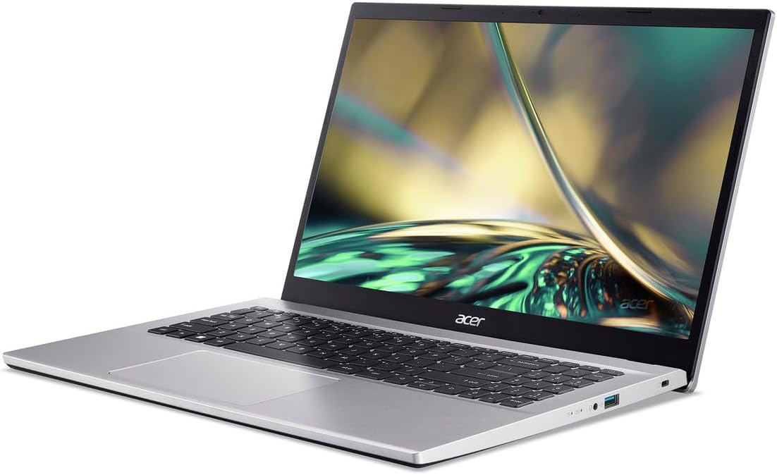 acer Aspire 3 Slim Laptop | 15.6" Full HD Display | Core i5 1235U Processor | Iris Xe Graphics | 8GB DDR4 | 256GB NVMe SSD | Windows 11 Home | A315 59 53ER | Silver