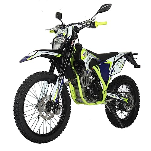 X-PRO Templar Dirt Bike with 5-Speed Manual Transmission 21"/18" Wheels | 250cc, All Lights, Electric/Kick Start, Zongshen Brand Engine