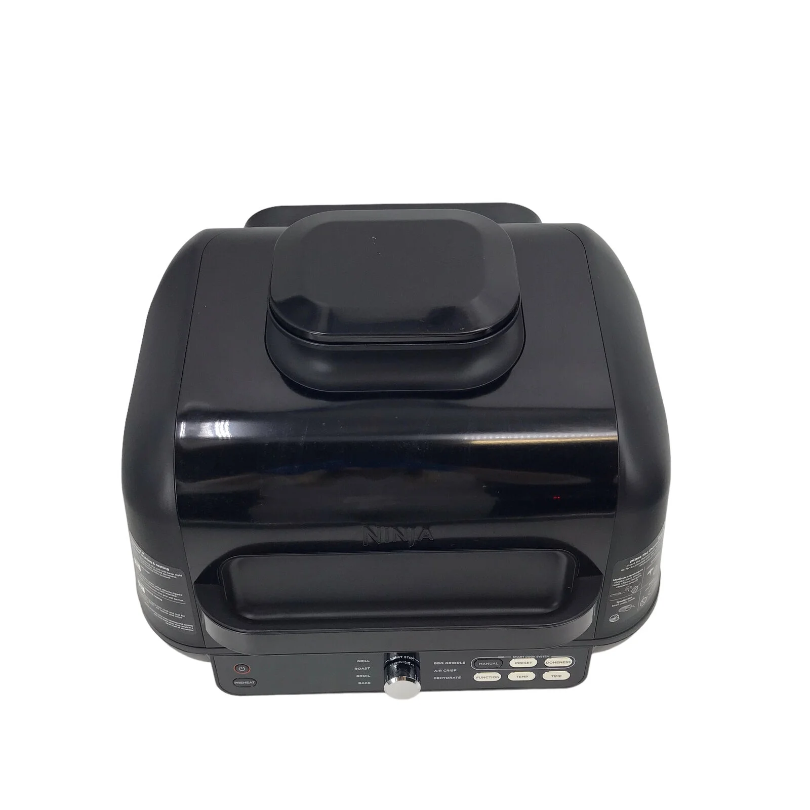 Ninja FG551 Foodi Smart XL 6-in-1 Indoor Grill with 4 QT Air Fryer #U4620 Used