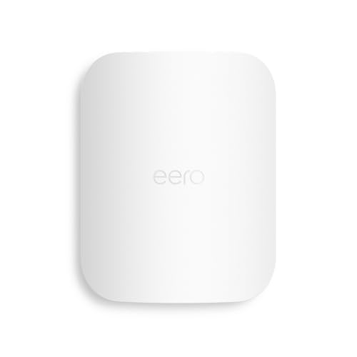 Introducing Amazon eero Outdoor 7 dual-band mesh wifi router - Weatherproof rating of IP66, Coverage up to 15,000 sq. ft. outdoors, 1-pack, Includes 30W PoE+ adapter, 2024 release