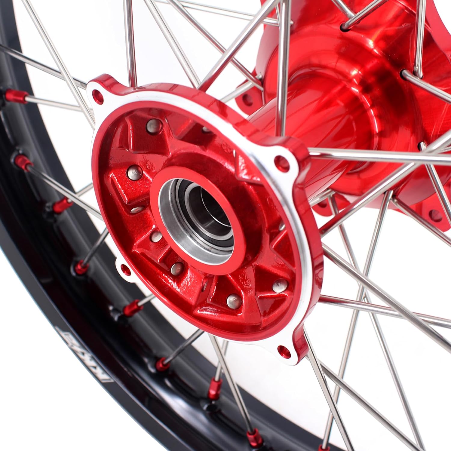 KKE 21-19'' Cast Hubs For Honda CRF250R /CRF450R /CRF450L/ CRF450RL CRF450X CRF450RX 2024 New MX Wheels Rims Nipples